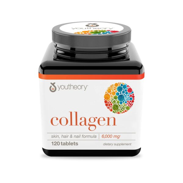 Youtheory, Collagène, 1000 mg, 120 comprimés