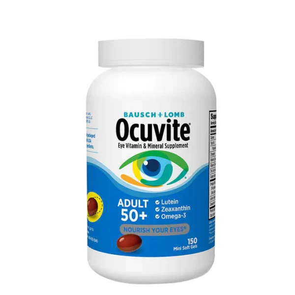 Ocuvite® Gélules de Vitamines et Minéraux pour les Yeux - Adulte 50+