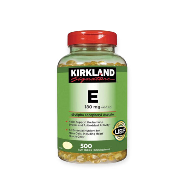 Kirkland Signature Vitamine E 180mg, 500 gélules
