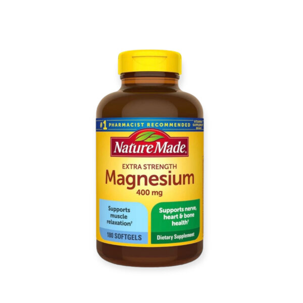 Nature Made Extra Fort Oxyde de Magnésium 400 mg, Complément alimentaire pour le soutien musculaire, 110 Count