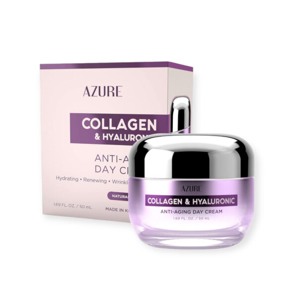 AZURE CRÈME DE JOUR ANTI-ÂGE COLLAGÈNE ET HYALURONIQUE 50 ml