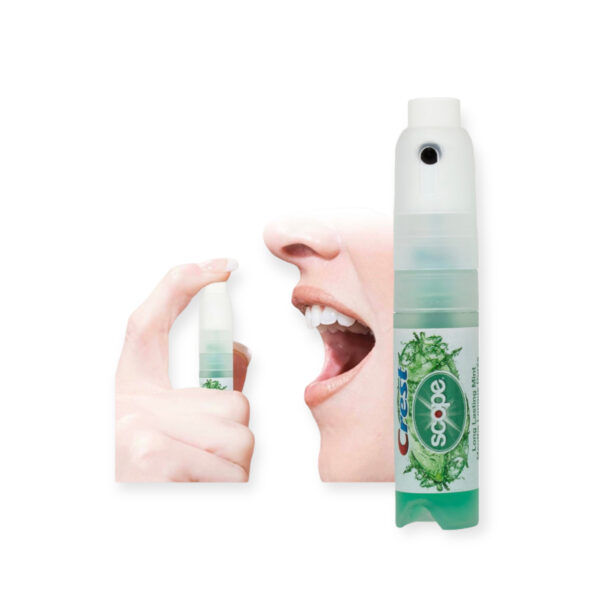 Crest Scope Breath Mist Original Mint Fresh Breath Any Time Spray - 9.86 ML