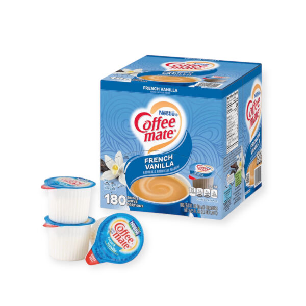 Nestlé Coffee-Mate, Crème liquide , vanille française, 180 unités, 1,98L