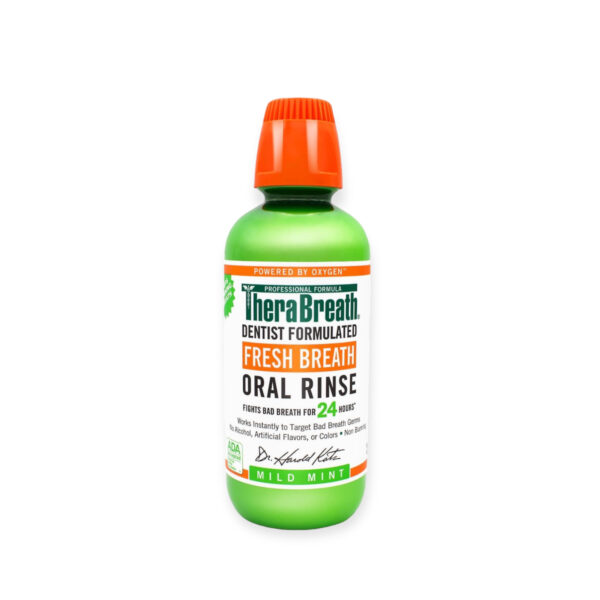 TheraBreath, rinçage oral de souffle frais, saveur douce de menthe - 473ml