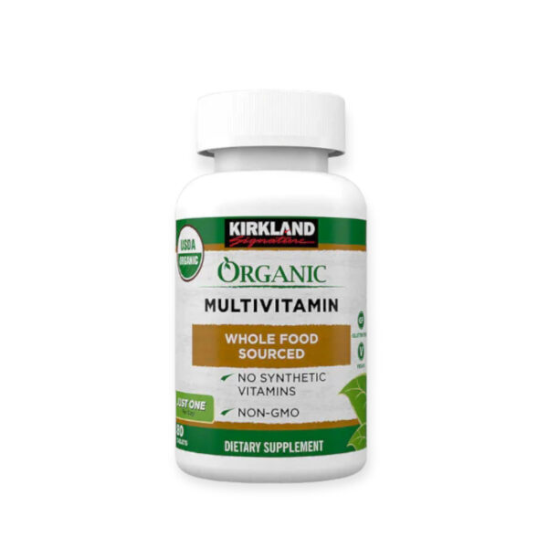 Kirkland Signature USDA Multivitamine biologique, 80 comprimés enrobés