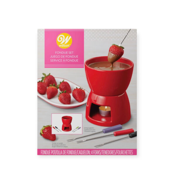 Fondue Set - Wilton (Red Set)