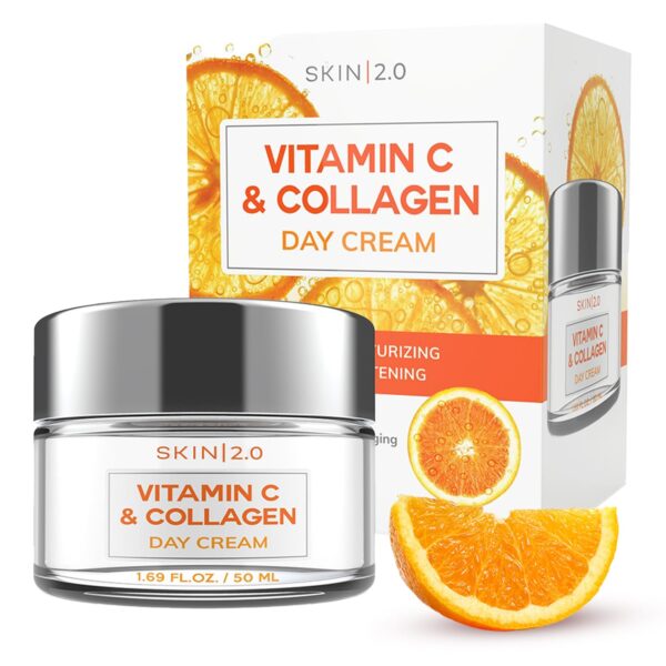 Skin 2.0 Vitamin C and Collagen Daily Face Moisturizer, 50 ml