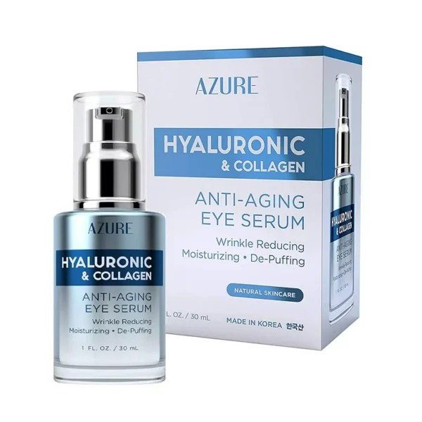 AZURE Hyaluronique & Collagène Sérum Anti-Âge pour les Yeux, 30 ml