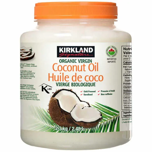 Kirkland Signature organic coconut oil, 2.48 L