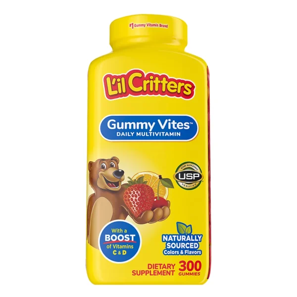Lil Critters Bonbons gummies multivitaminés complets pour enfants, 300 unités