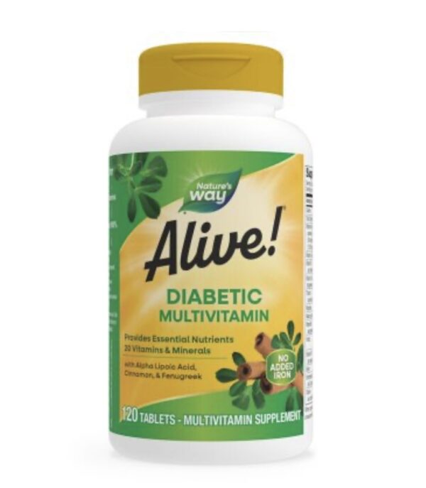 Nature’s Way Alive! Diabetic Multivitamin Tablets 120 ct.