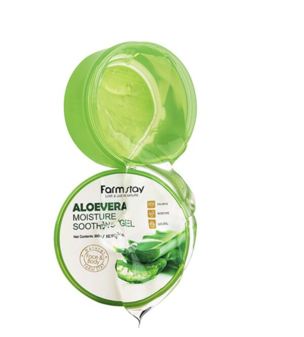 Farm Stay Aloe Vera Moisture Soothing Gel, 300 ml