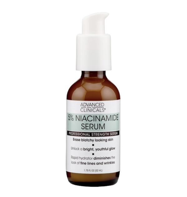 Advanced Clinicals Sérum Niacinamide 5% pour le visage, 52 ml