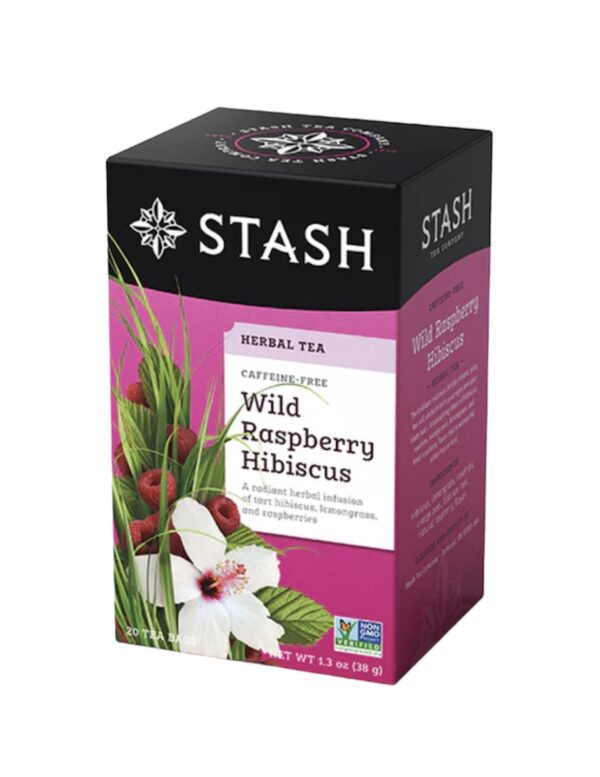 Stash Herbal Tea Wild Rasberry Hibiscus, 30 sachets