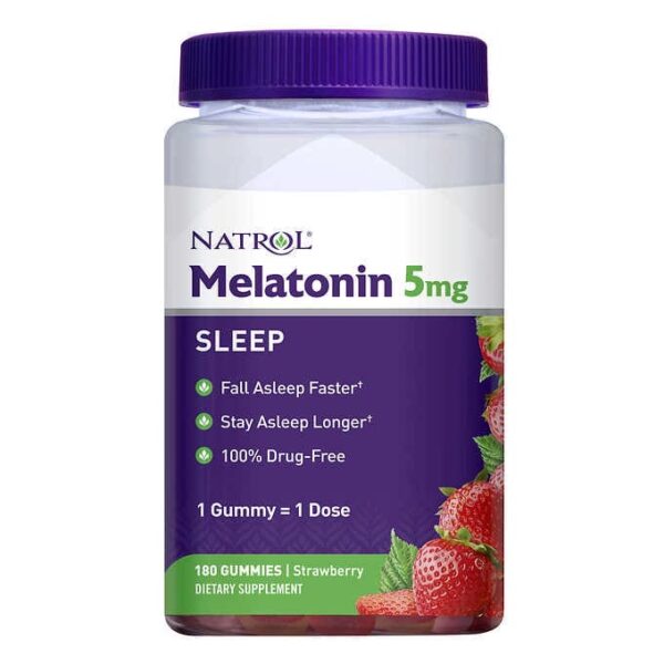 Natrol Mélatonin 5mg gummies, 180 unités