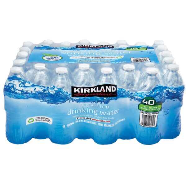 Kirkland Signature Purified Drinking Water, 500 ML- Pack 40 Bouteilles