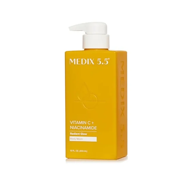 Medix 5.5 Radiant Glow Vitamin C+Niacinamide, Body Wash, 444 ml